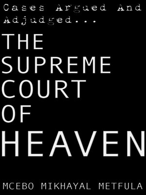 cover image of The Supreme Court of Heaven